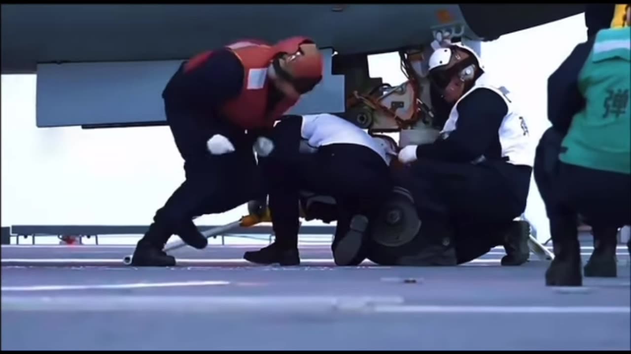 China's AEW & Fighters Launch from Aircraft Carrier Fujian