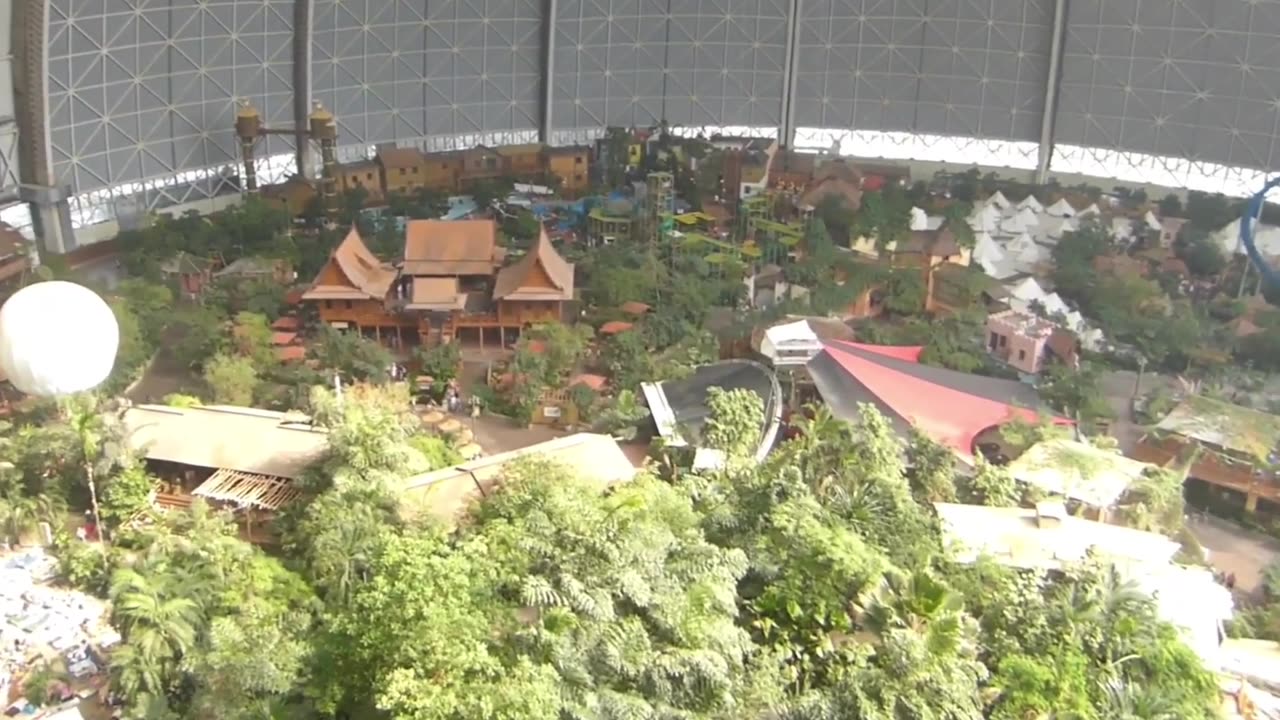 🤯🌴 You Won't Believe This Tropical Island Resort Built Inside An Old Hangar! | FeedMyCuriosity