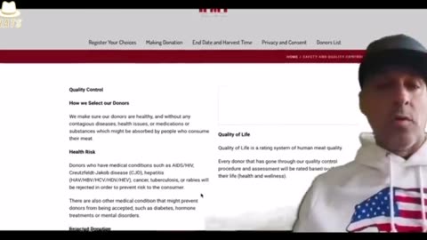 HUMAN MEAT PROJECT.COM CANNIBALISM