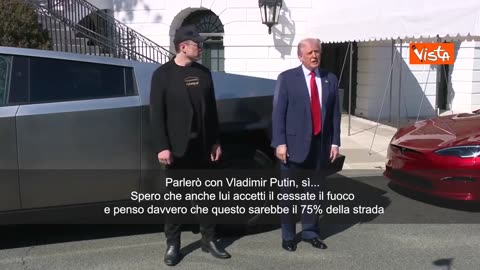 NOTIZIE DAL MONDO Trump; “Parlerò con Putin, spero che accetti anche lui la tregua di 30 giorni” penso davvero che questo sarebbe il 75% della strada". Così il Presidente USA Donald Trump in una dichiarazione ai giornalisti