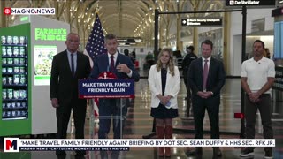 🇺🇸 ‘Make Travel Family Friendly Again’ Briefing by Sec. Sean Duffy & Sec. Robert F. Kennedy Jr. [LIVE]