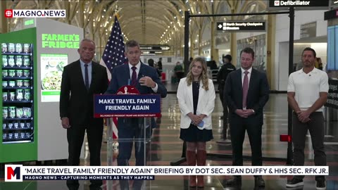 🇺🇸 ‘Make Travel Family Friendly Again’ Briefing by Sec. Sean Duffy & Sec. Robert F. Kennedy Jr. [LIVE]