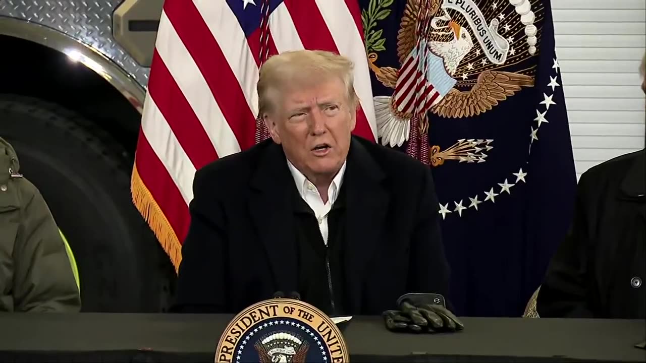 PRESIDENT TRUMP DURING HURRICANE HELENE BRIEFING