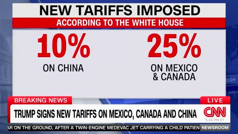 Trump Puts Tariffs on Canada and Mexico