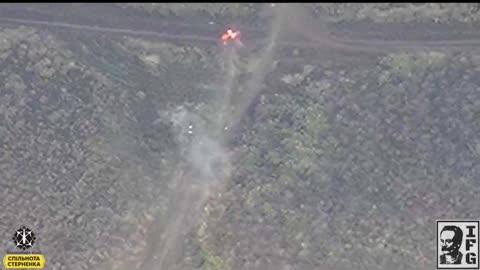 Russian Motorcide Soldiers Running the Gauntlet