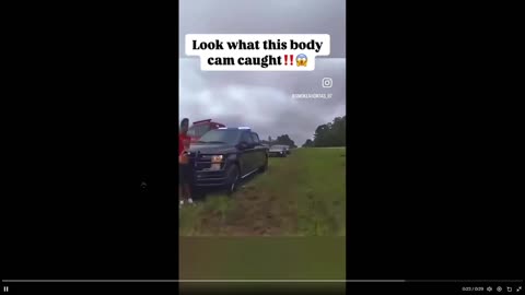 Holy Moly!!! Look what was caught on cop’s body cam.