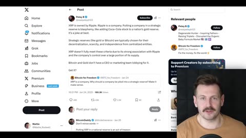 XRP Ripple UNDER FIRE Over US Bitcoin Reserve? (The Truth Revealed)