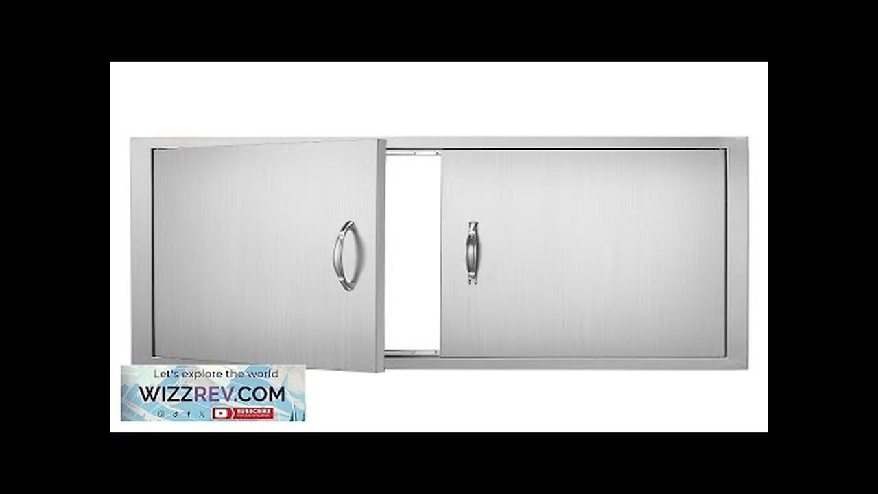 VEVOR BBQ Access Door 33W x 22H Inch Double Outdoor Kitchen Door Review