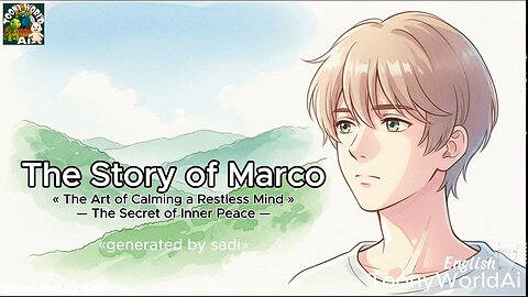 The Story of Marco | A Mindfulness Story about Living in the Present Moment | ToonyWorldAi