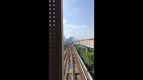 Electric train in Thailand