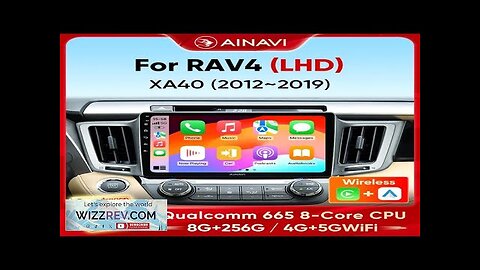 Ainavi Car radio For Toyota RAV4 RAV 4 XA40 2012-2019 Carplay Android Review