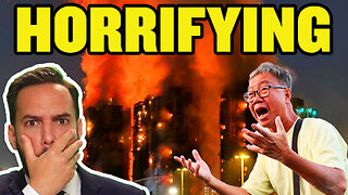 DEVASTATING Fire At Hong Kong High-Rise Housing Complex