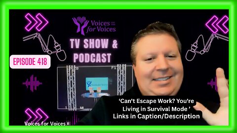 Can't Escape Work? You're Living in Survival Mode | Episode 418