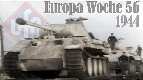 German Newsreel 21.3.44 EUROPA WOCHE 56 - 20th Waffen Grenadier Division of the SS (1st Estonian)