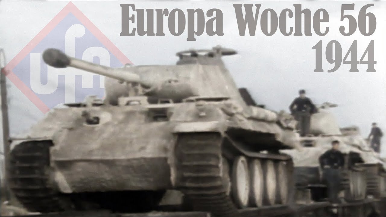 German Newsreel 21.3.44 EUROPA WOCHE 56 - 20th Waffen Grenadier Division of the SS (1st Estonian)