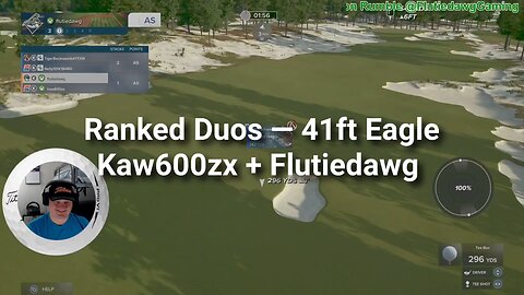 Kaw600zx Sets It Up… I Close It Out with a 41ft Eagle 😤⛳️