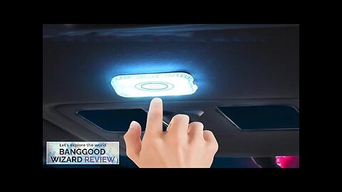 LED Touch Light Mini Wireless Car Interior Lighting Auto Roof Ceiling Reading Review