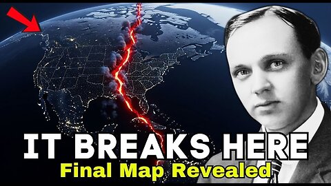 WARNING: Edgar Cayce's Final Map of The USA (The "Broken" West Coast Revealed)