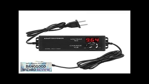 Excellway AC/DC Adjustable Power Adapter Supply 4-24V 2.5A 60W Speed Control Volt Review