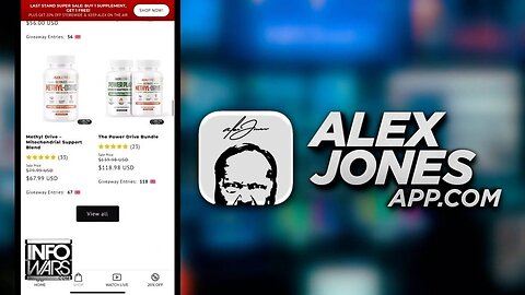 New Alex Jones App Surges To #5 In Apple's News Apps In Less Than 24 Hours