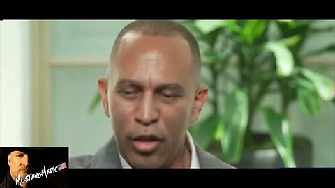 BREAKING NEWS:📣 Hakeem Jeffries is being a hypocrite and not answering questions as usual. 😳👈🤨