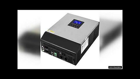 VEVOR Hybrid Solar Inverter 3KVA 2400W Pure Sine Wave Off-Grid Inverter 24VDC Review