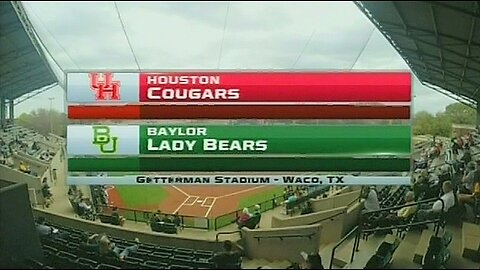 2015 Softball - HOU @ BAY (Game 1) [DH-G1]