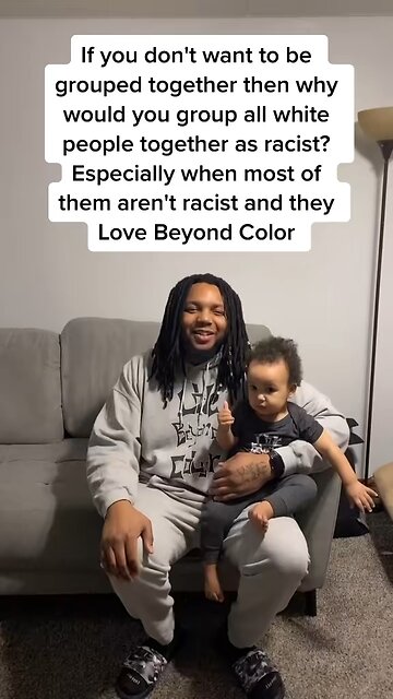 If you don't want to be grouped together, then why would you group all white ppl together as racist?