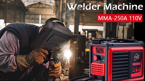 Welding Machine, Upgraded MMA-250A 110V Welder Machine