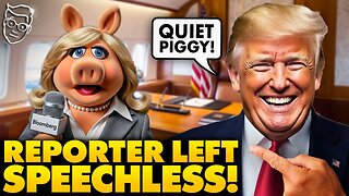 Trump ROASTS Reporter As ‘Piggy’ to Her Face, then SAVAGES Press in Oval Office as Media SCREAMS🤣