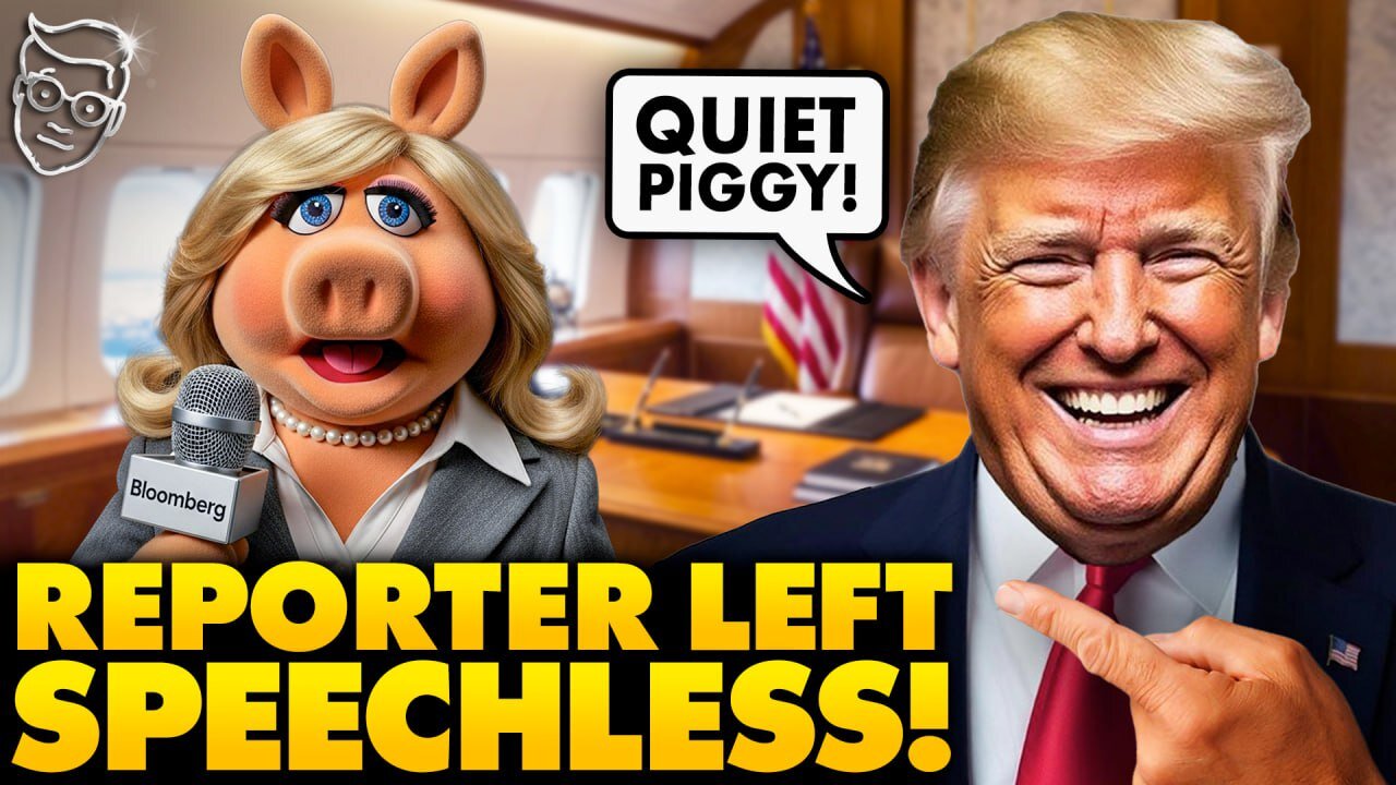 Trump ROASTS Reporter As ‘Piggy’ to Her Face, then SAVAGES Press in Oval Office as Media SCREAMS🤣