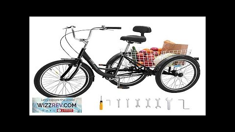 VEVOR Adult Tricycles Bike 20 Inch Three-Wheeled Bicycles 3 Wheel Bikes Trikes Review