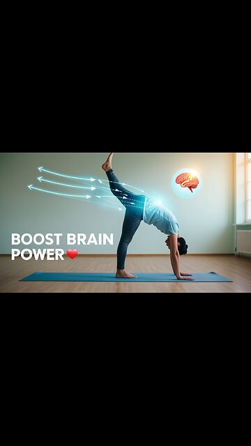 Pump Blood & Oxygen to Your Brain 🧠 | Daily Yoga for All Students! 🧘‍♂️