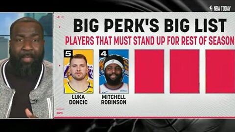 Big Perk's Big List ✍️ Players that must STAND UP! 🗣️ | NBA Today