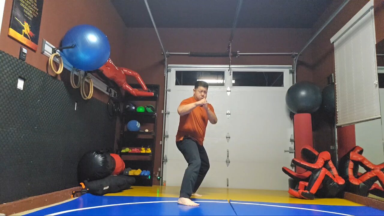 WTD Oblique Kick to Round Kick sequential