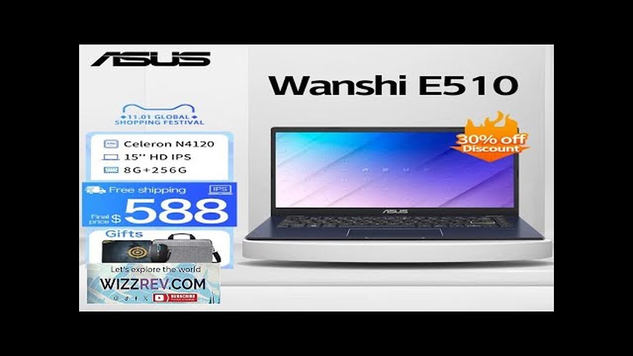 ASUS Wanshi Office Laptop Intel Pentium N6000/Intel Celeron N4120 8G RAM 256G Review