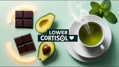 3 Foods That Naturally Lower Cortisol 😌🌿 #StressRelief #Shorts
