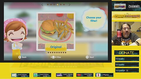 Cooking Mama Cookstar Hamburger and Fries