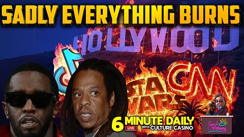 Hollywood Fires, P Duddy, Jay-Z, CNN, TikTok, Sadly Everything Burns - 6 Minute Daily - January 9th