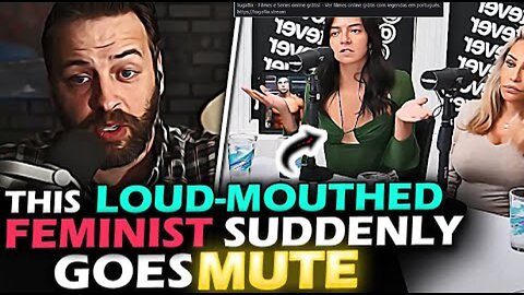 LOUD-MOUTHED feminist GLITCHES 3 times while debating Andrew on VOTING rights