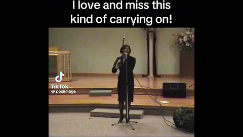 I miss this type of carrying on 🙏🏾💃🏽👏🏾👏🏾 praise break