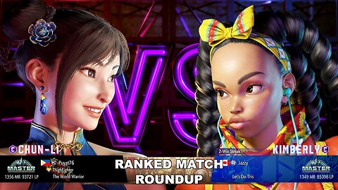 Kuya Kalbo SF6 Ranked Roundup. Chun Li Master Rank [Hori Fight Stick]