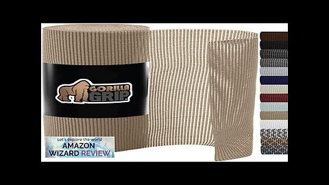 Gorilla Grip Drawer Shelf and Cabinet Liner Thick Strong Grip Non-Adhesive Liners Review