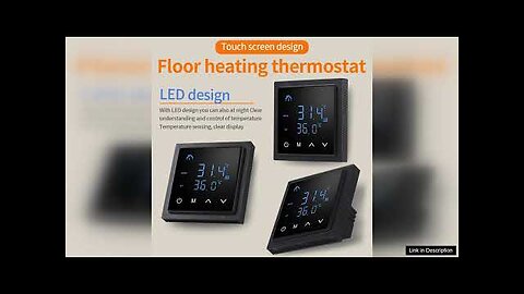 MH1828A AC85-265V 16A Floor Heating Temperature Controller Wall-Mounted Smart Thermostat Review