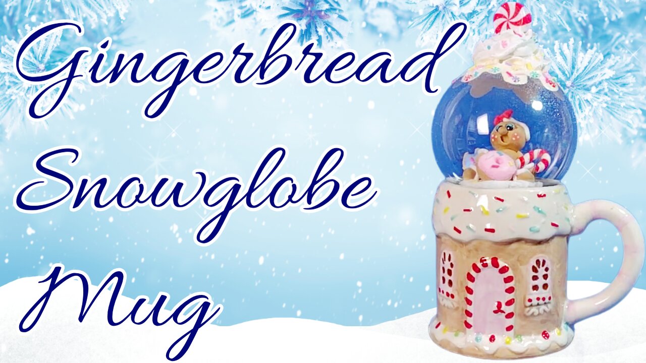 Gingerbread Snowglobe Mug