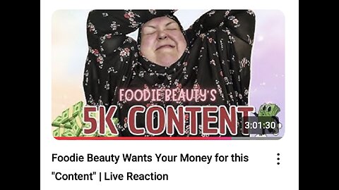 YTU 20250904 Foodie Beauty Wants Your Money for this Content Live Reaction