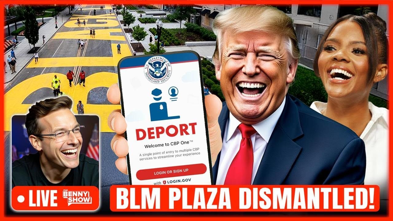 Benny Johnson update Mar 10 : Trump Orders BLM Plaza DISMANTLED in DC, DHS Launches DEPORTATION App | Secret Service KILL Gunman!?