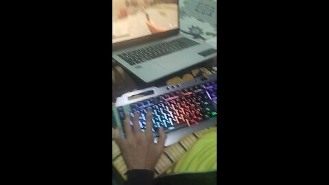 Testing games with my new keyboard