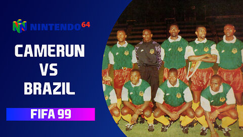 ¡GAMEPLAY EA SPORTS FIFA 99 | CAMERUN VS BRAZIL!