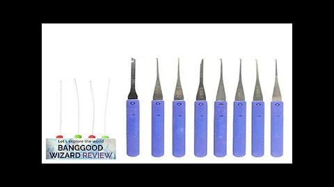 12PCS Locksmith Hand Tools Supplies Lock Pick Set Practice Handcrafted Tools Review